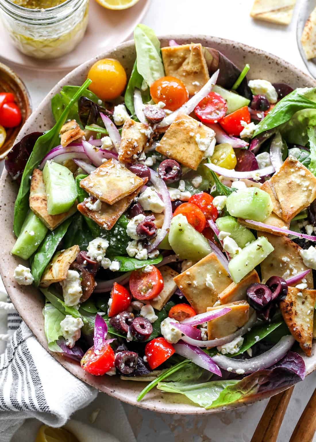 Best Greek Salad Recipe - JoyFoodSunshine