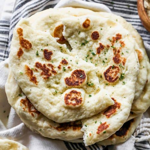 Homemade Naan Bread Recipe - JoyFoodSunshine