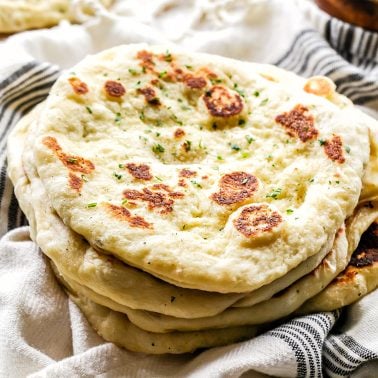 Homemade Naan Bread Recipe - JoyFoodSunshine