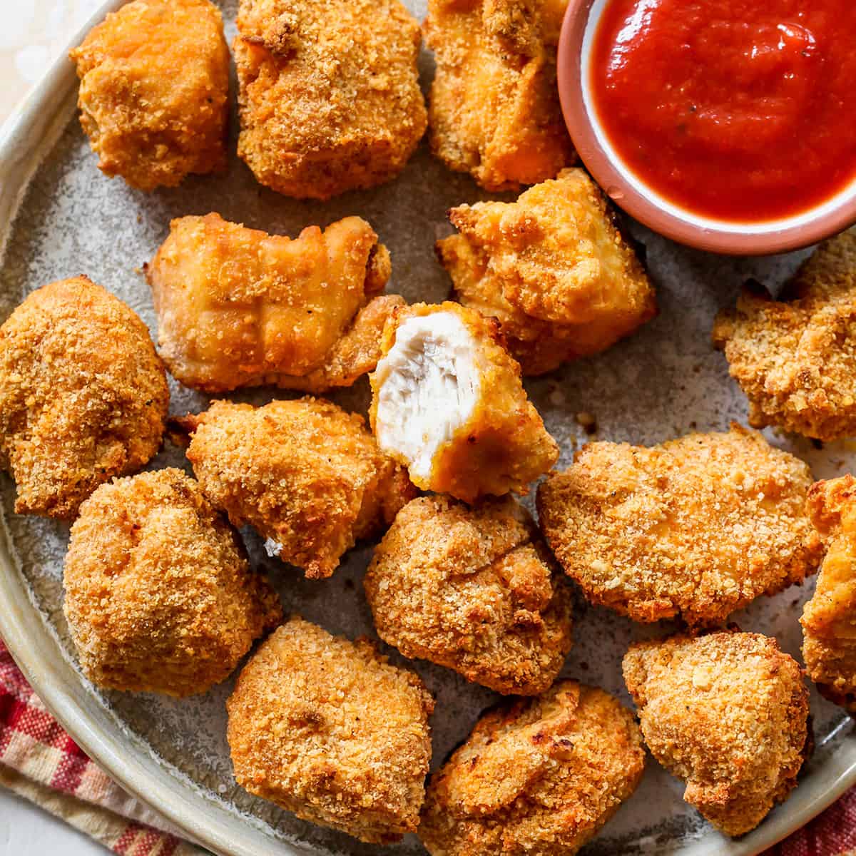 Chip-coated chicken nuggets recipe