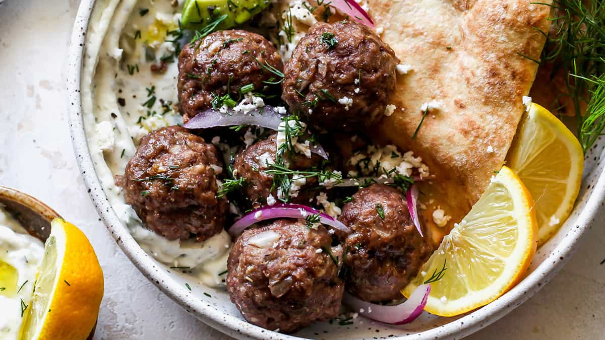 Greek Meatballs - JoyFoodSunshine