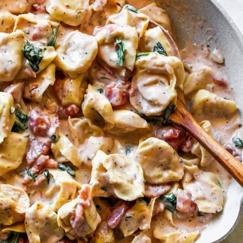 Spinach Tortellini JoyFoodSunshine