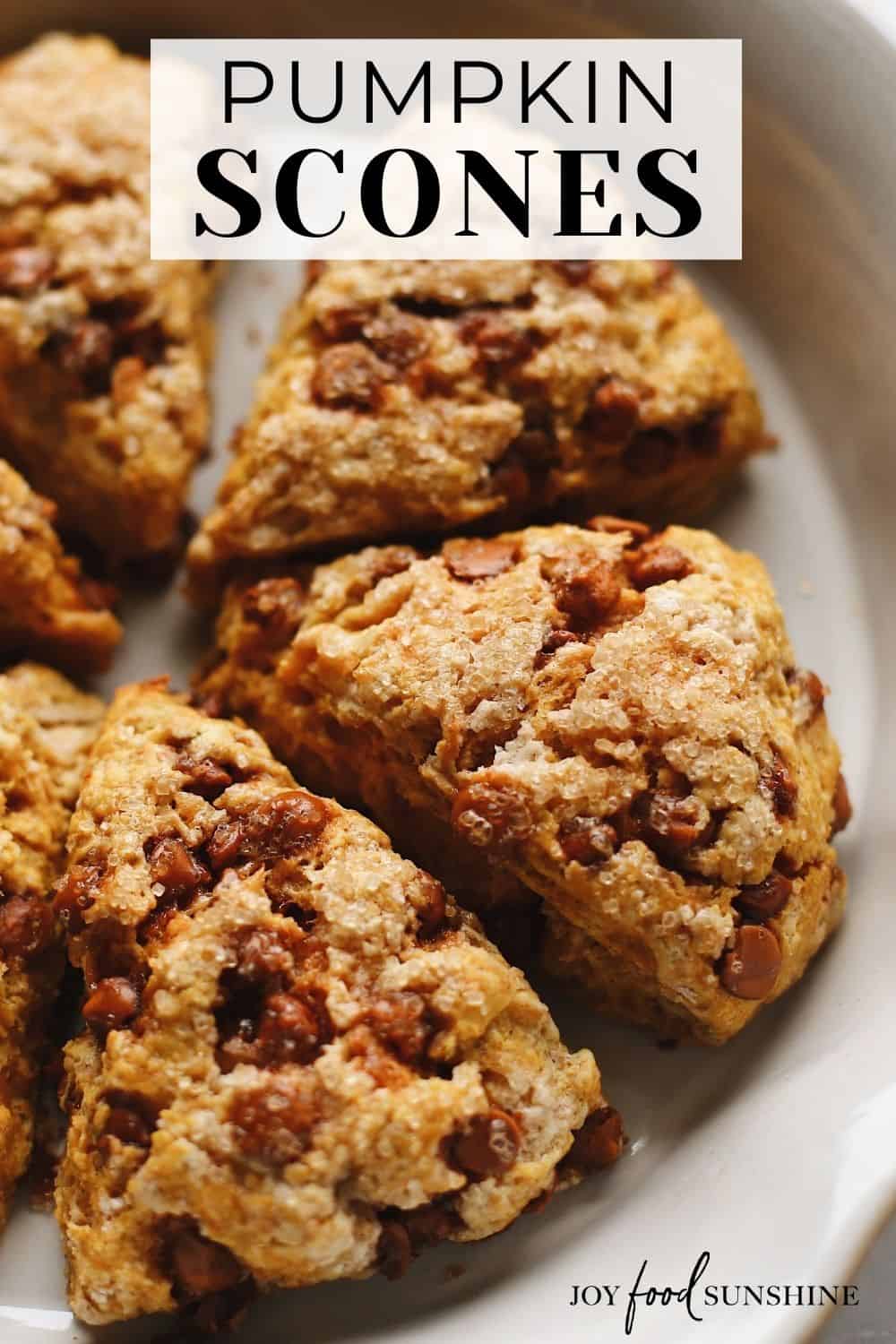 Pumpkin Scones - JoyFoodSunshine