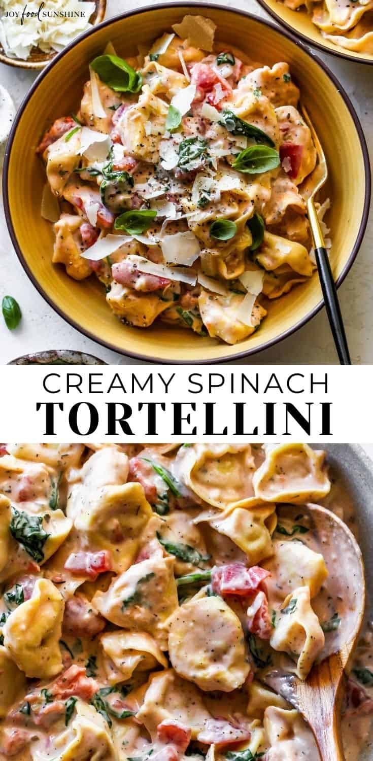 Spinach Tortellini - JoyFoodSunshine