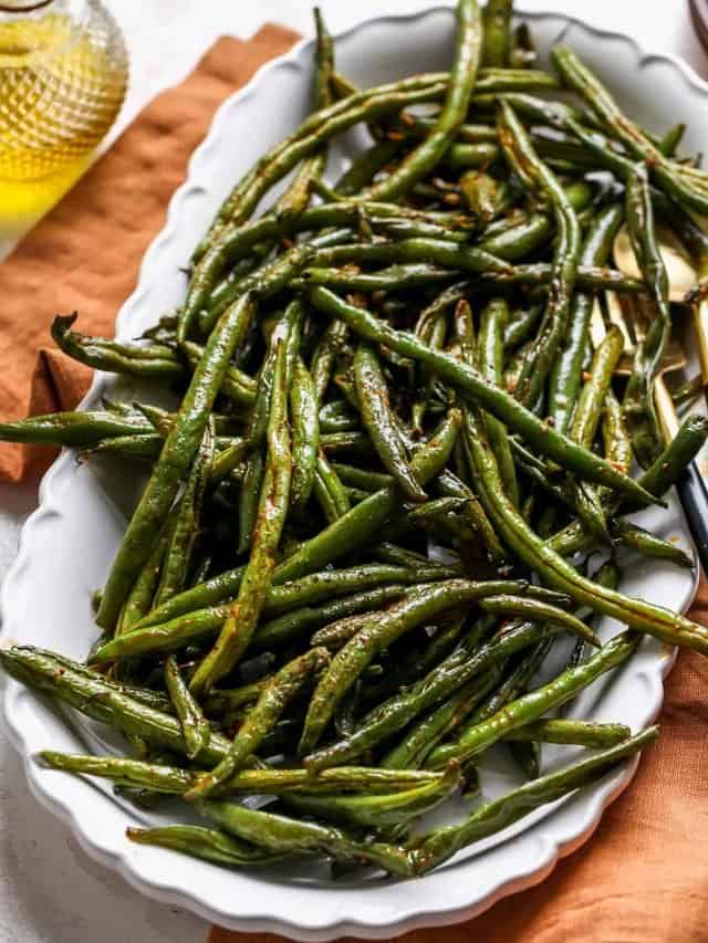 Oven Roasted Green Beans Story - JoyFoodSunshine