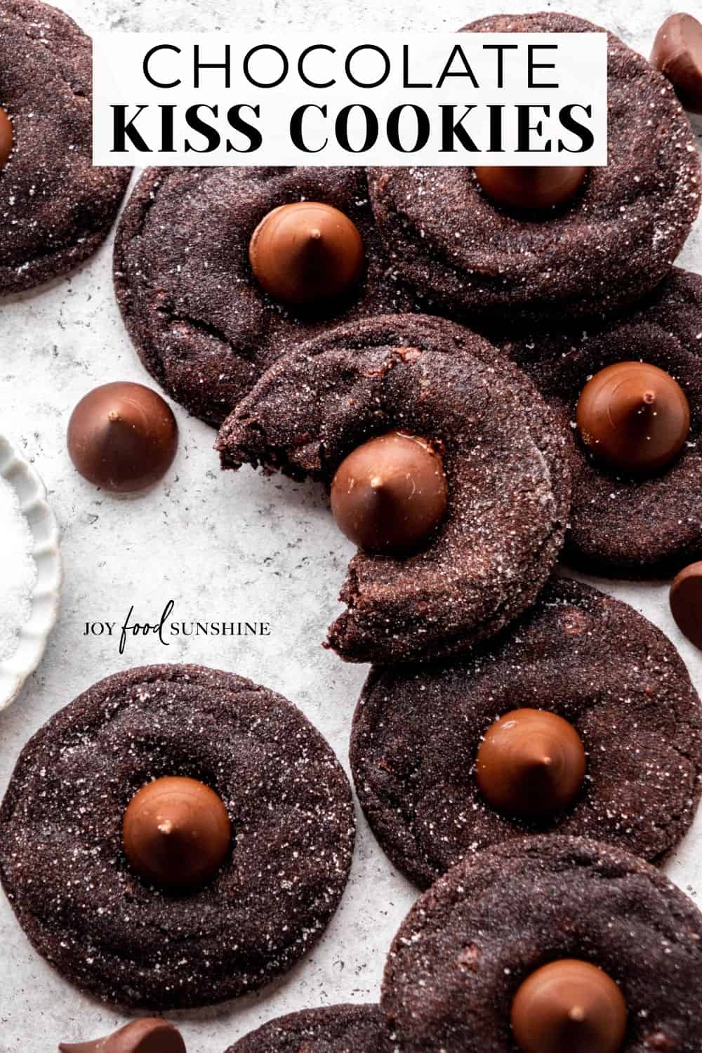 Chocolate Kiss Cookies - JoyFoodSunshine
