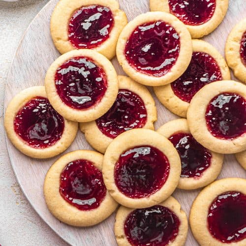 Thumbprint cookies on sale