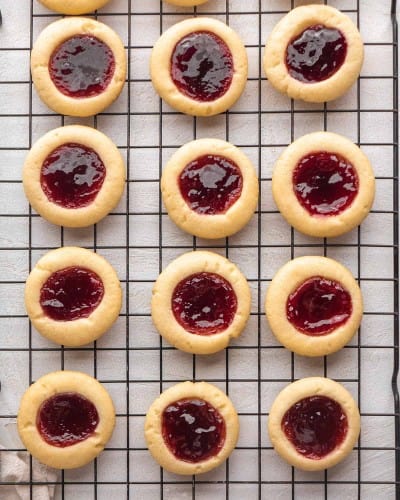 Thumbprint Cookies - JoyFoodSunshine