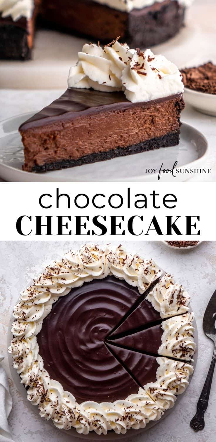 Chocolate Cheesecake - Joyfoodsunshine