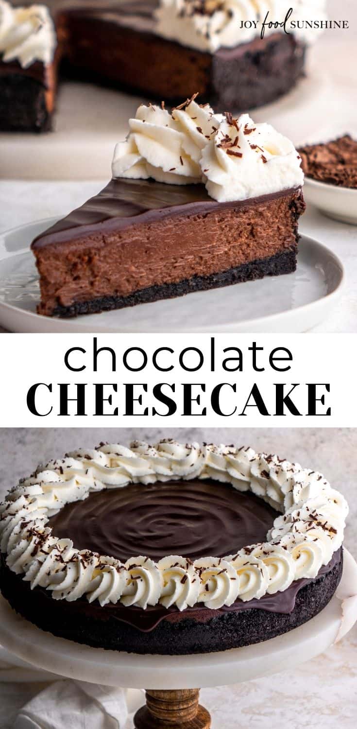 Chocolate Cheesecake - Joyfoodsunshine