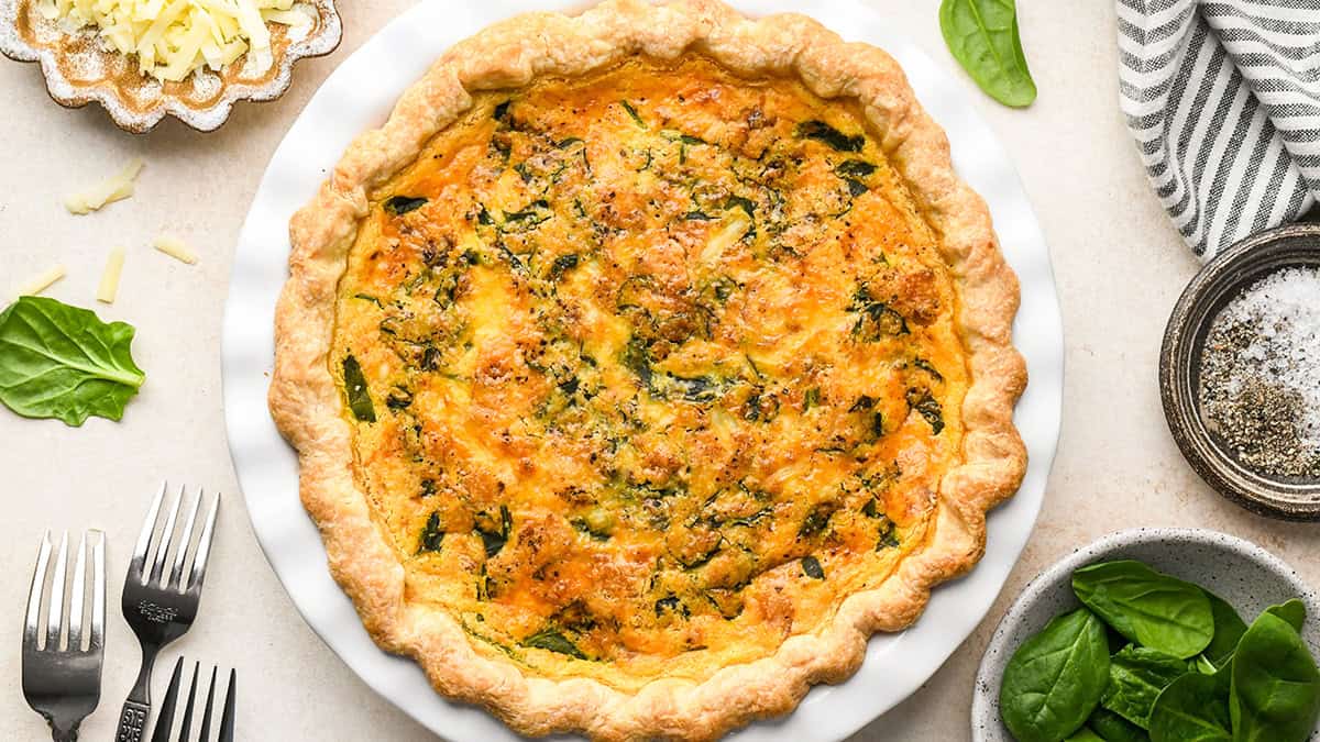 Best Easy Quiche Recipe - JoyFoodSunshine