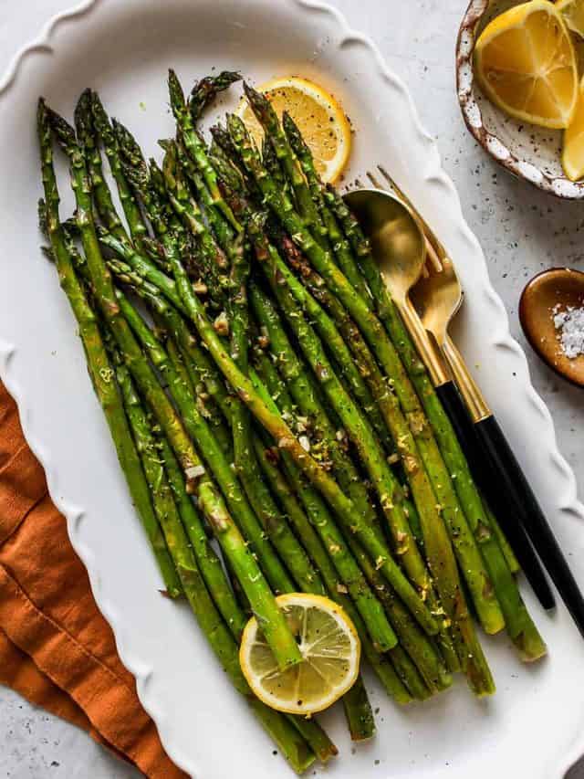 THE BEST OVEN ROASTED ASPARAGUS STORY - JoyFoodSunshine