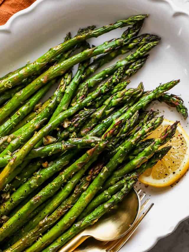 Oven Roasted Asparagus Story JoyFoodSunshine