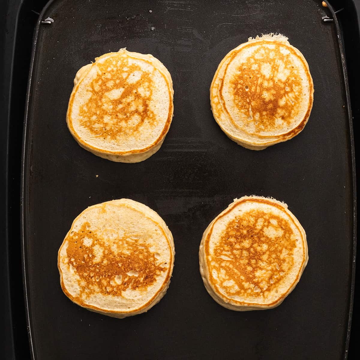 How to Make Cottage Cheese Pancakes - cooking on an electric griddle