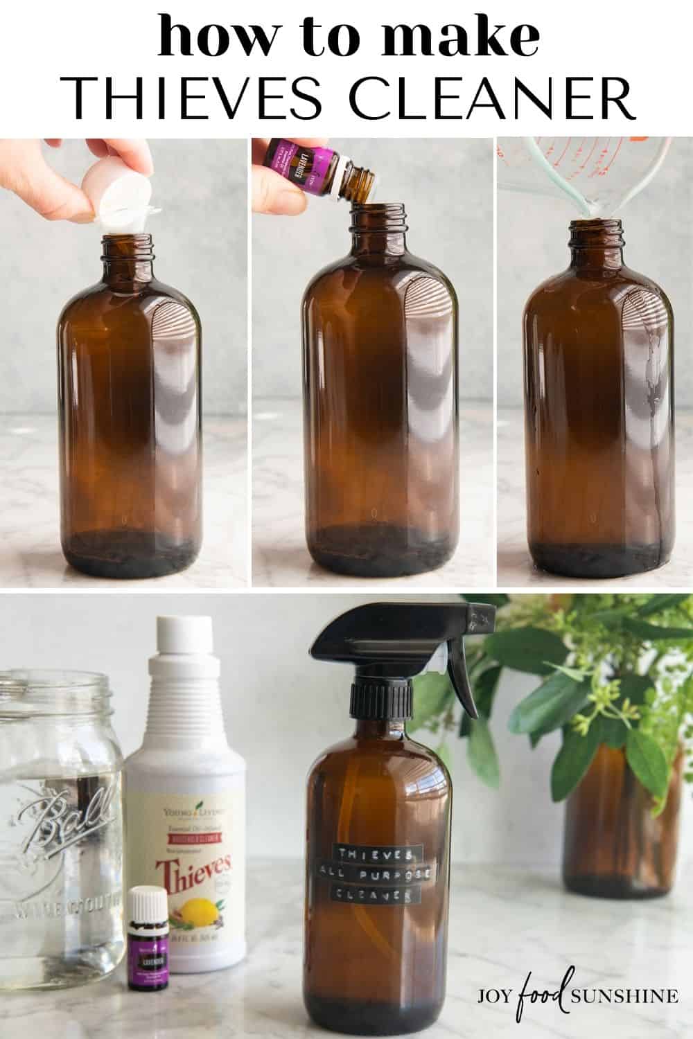 Thieves Cleaner (non-toxic Household Cleaner) - Joyfoodsunshine