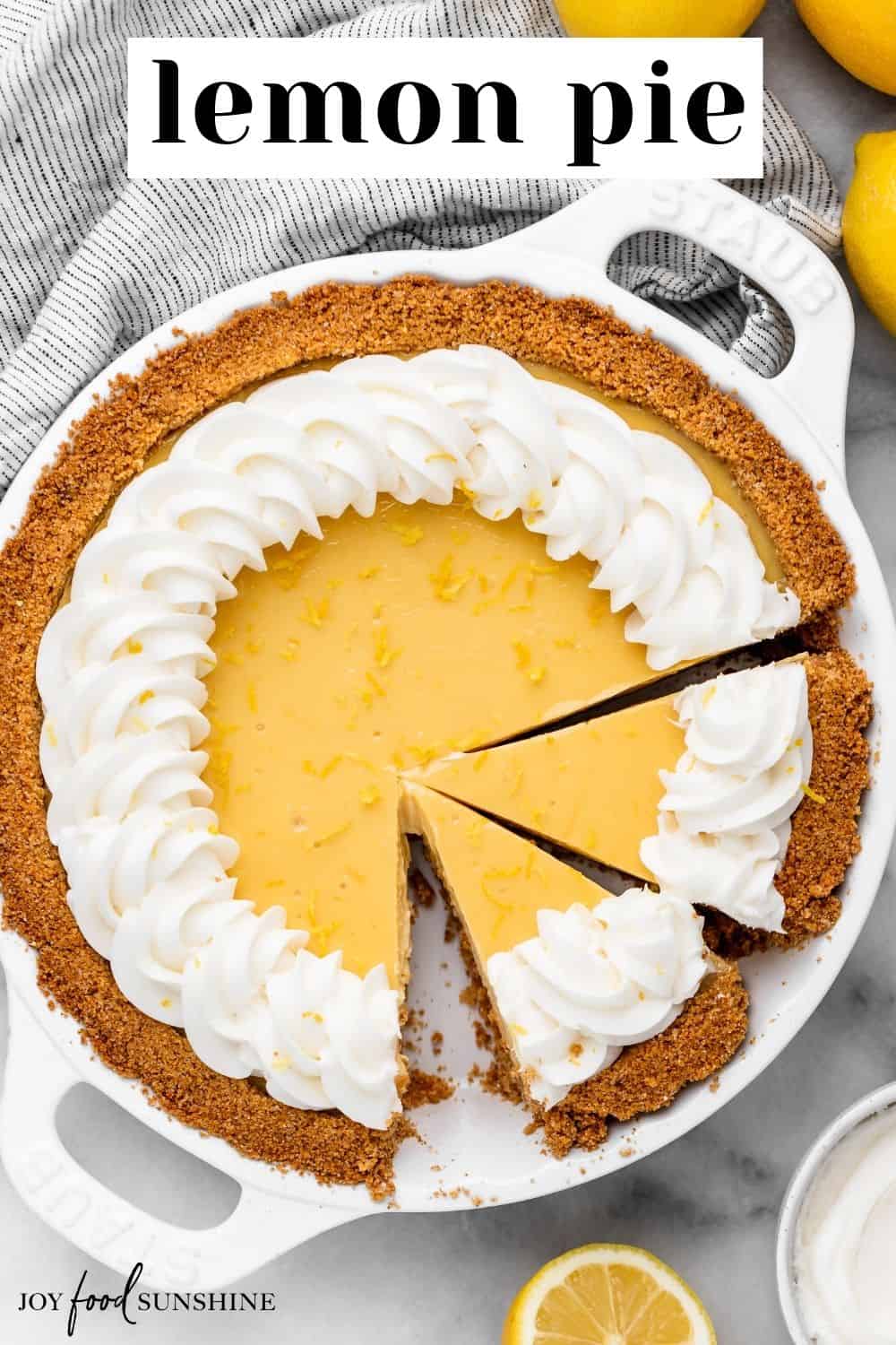 Lemon Pie - JoyFoodSunshine