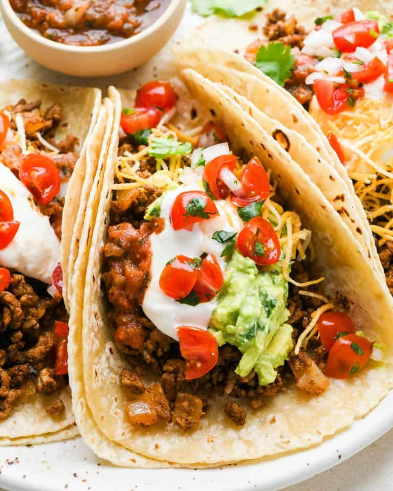 Ground Beef Tacos - JoyFoodSunshine