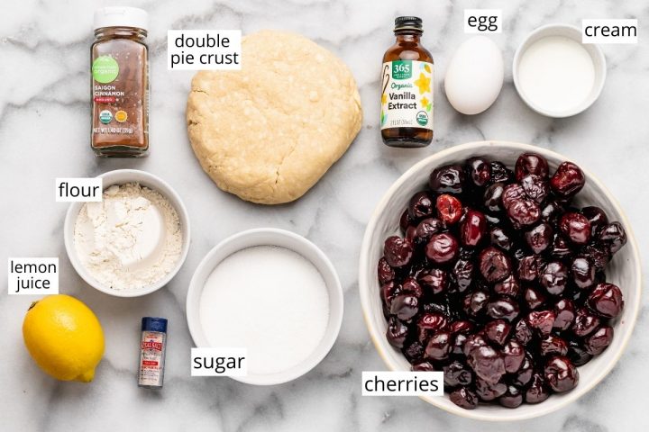 ingredients in this Cherry Pie recipe