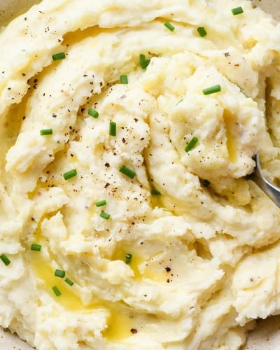 Cream Cheese Mashed Potatoes - JoyFoodSunshine