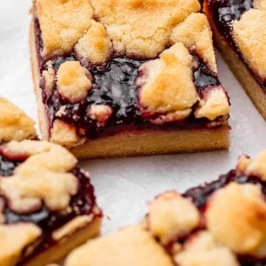 Raspberry Crumb Bars