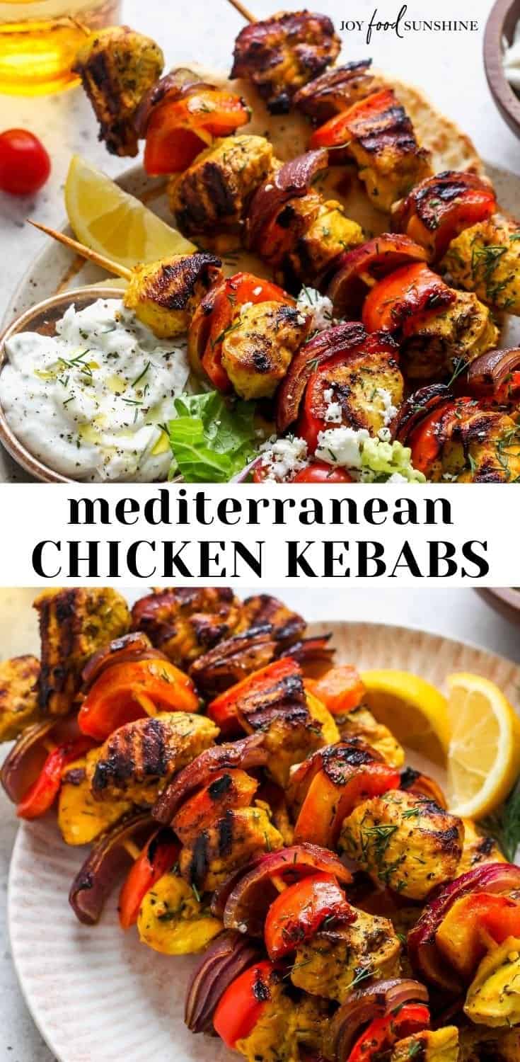 Chicken Kebab Recipe Marinade JoyFoodSunshine   Chicken Kebabs Pinterest Long 1 