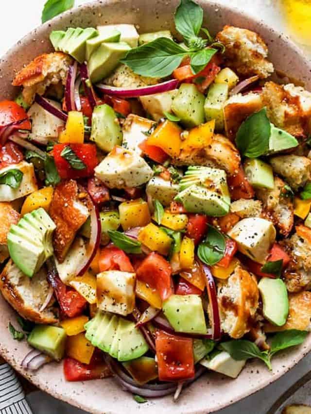 PANZANELLA SALAD RECIPE STORY - JoyFoodSunshine