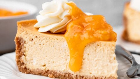 No Bake Peach Cheesecake - Homemade In The Kitchen