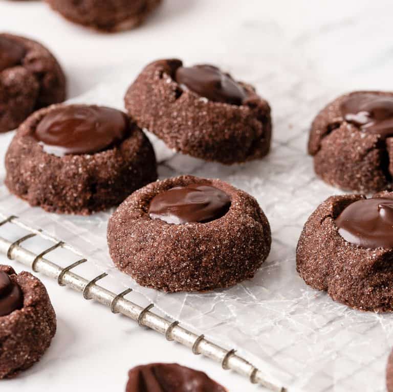 Chocolate Thumbprint Cookies Joyfoodsunshine