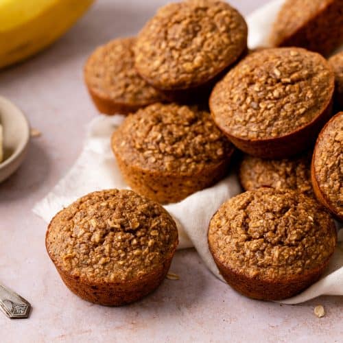Banana Oatmeal Muffins JoyFoodSunshine