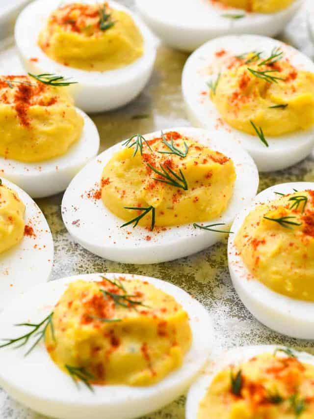 EASY DEVILED EGGS RECIPE STORY - JoyFoodSunshine