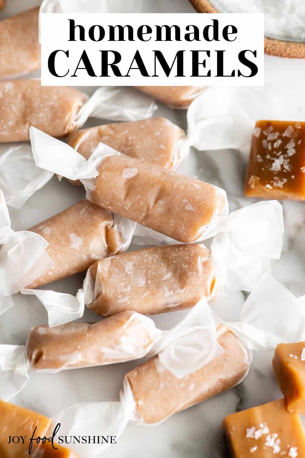 Homemade Caramel Recipe - JoyFoodSunshine