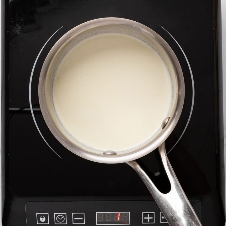 photo showing How to Make Chocolate Ganache in a saucepan