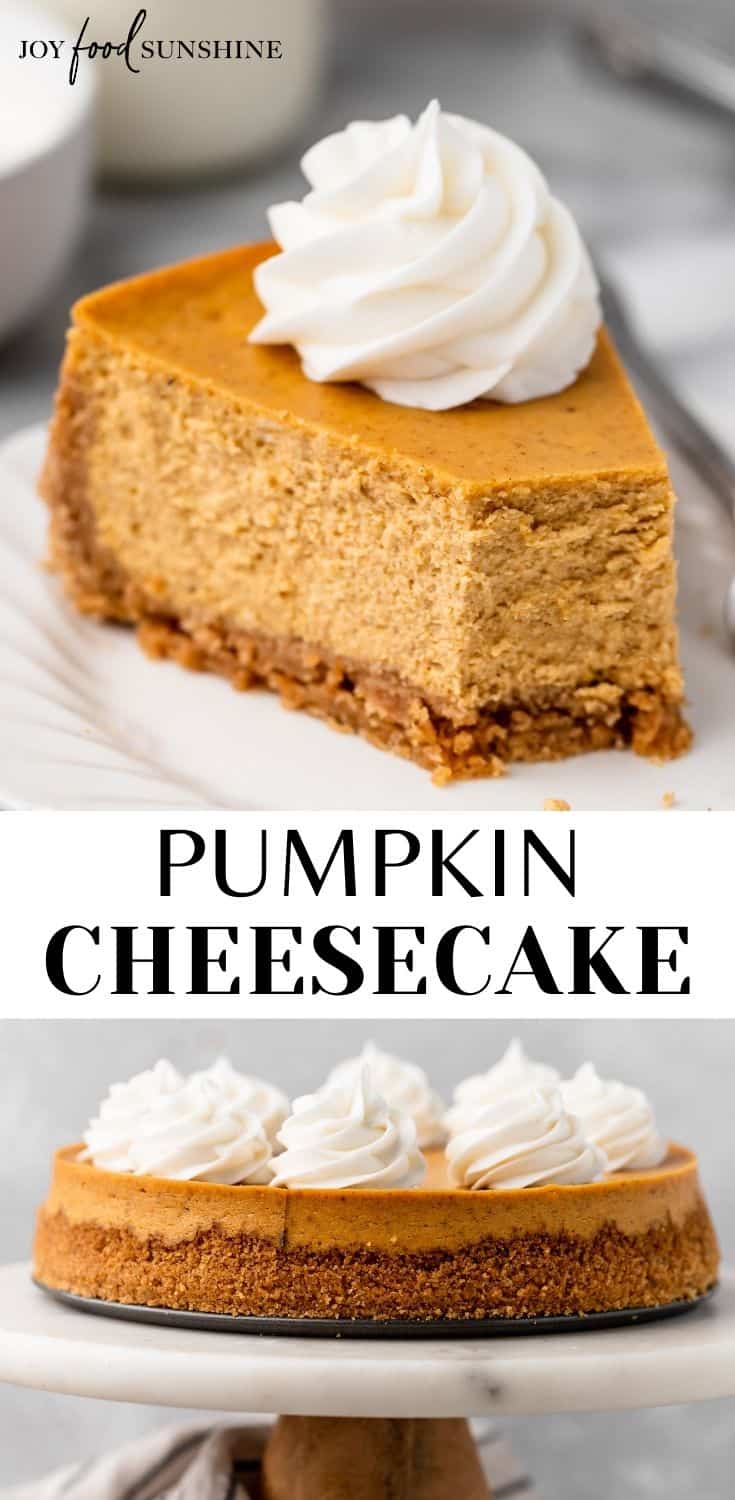 Pumpkin Cheesecake - JoyFoodSunshine