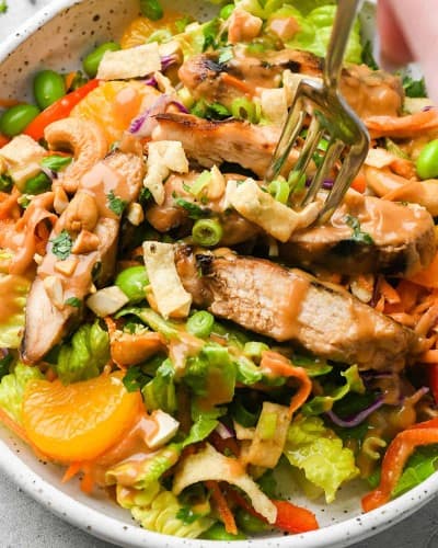 Asian Chicken Salad - JoyFoodSunshine