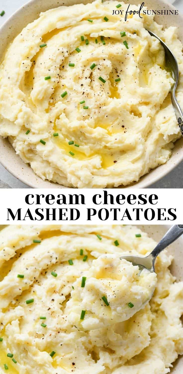 Cream Cheese Mashed Potatoes - JoyFoodSunshine