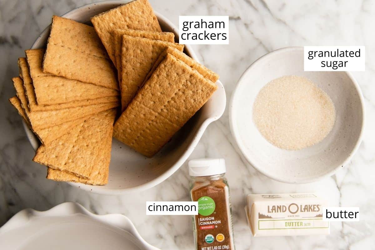 Ingredients in this Graham Cracker Crust recipe