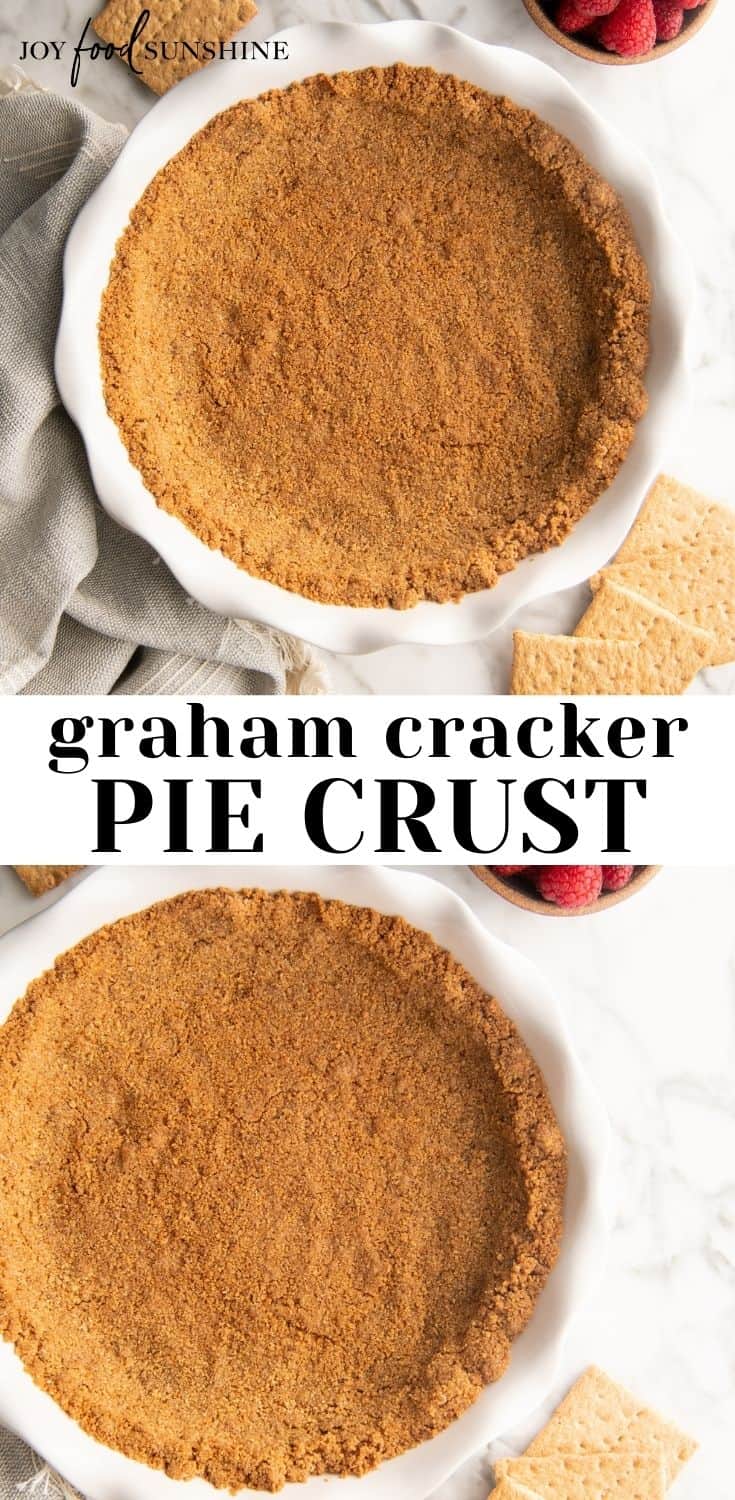 Graham Cracker Crust - JoyFoodSunshine