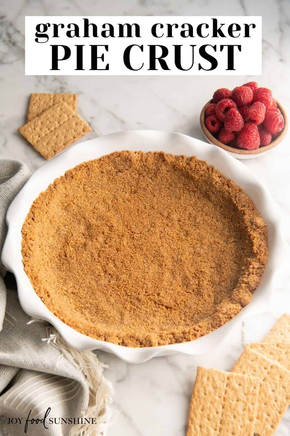 Graham Cracker Crust - JoyFoodSunshine