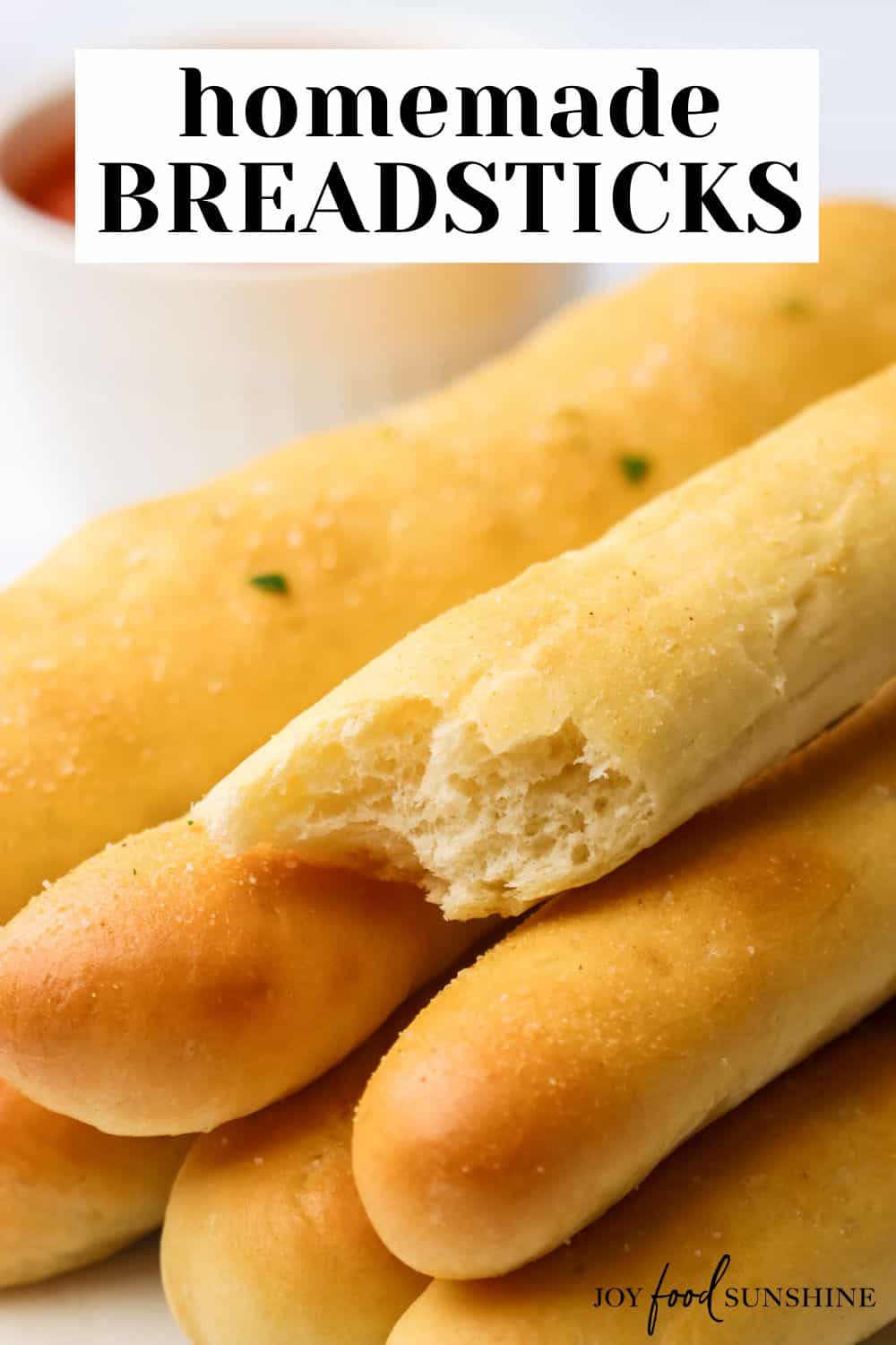 Homemade Breadsticks Recipe - JoyFoodSunshine