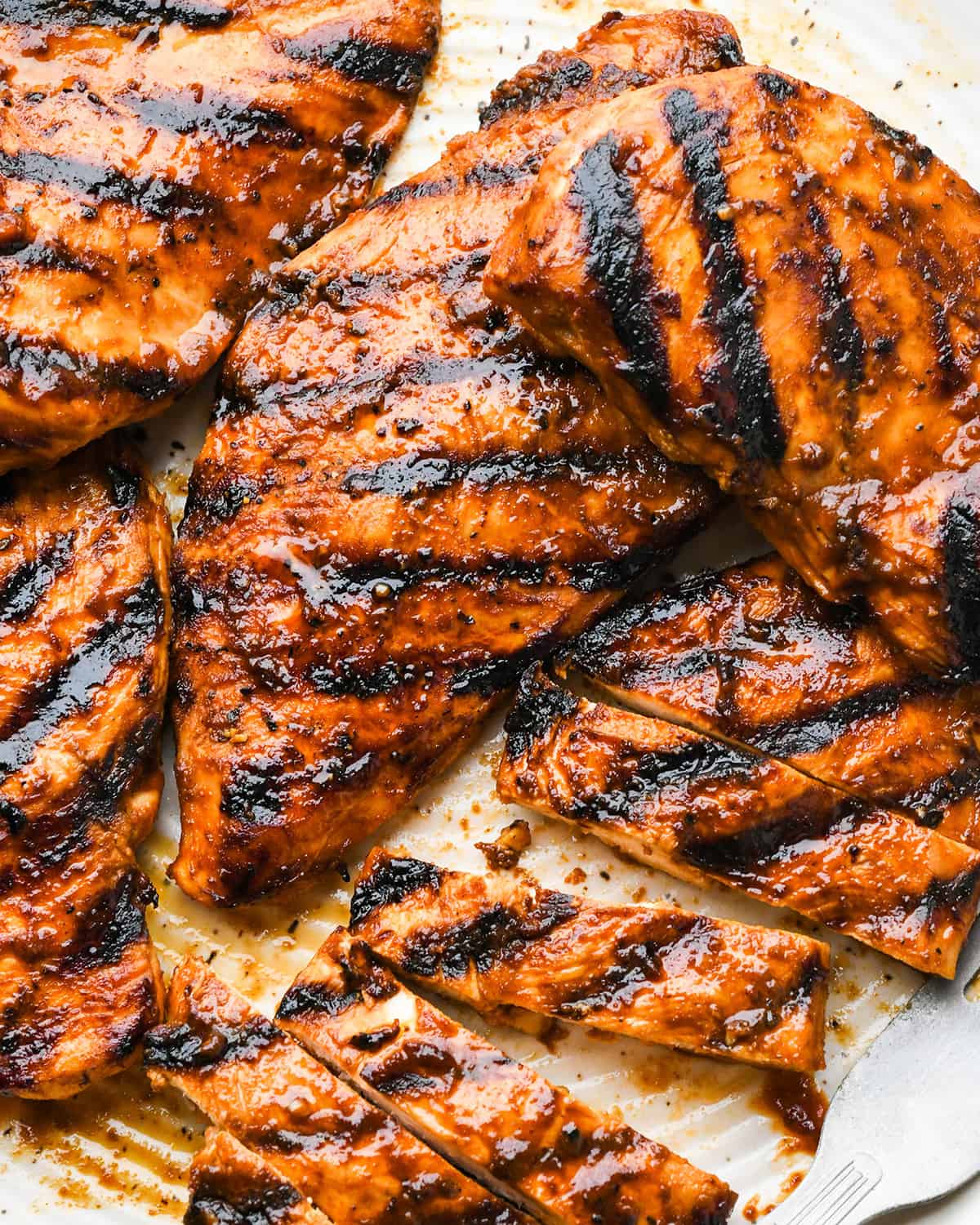 grilled BBQ chicken to use in this BBQ Chicken Salad recipe