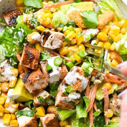 BBQ Chicken Salad - JoyFoodSunshine