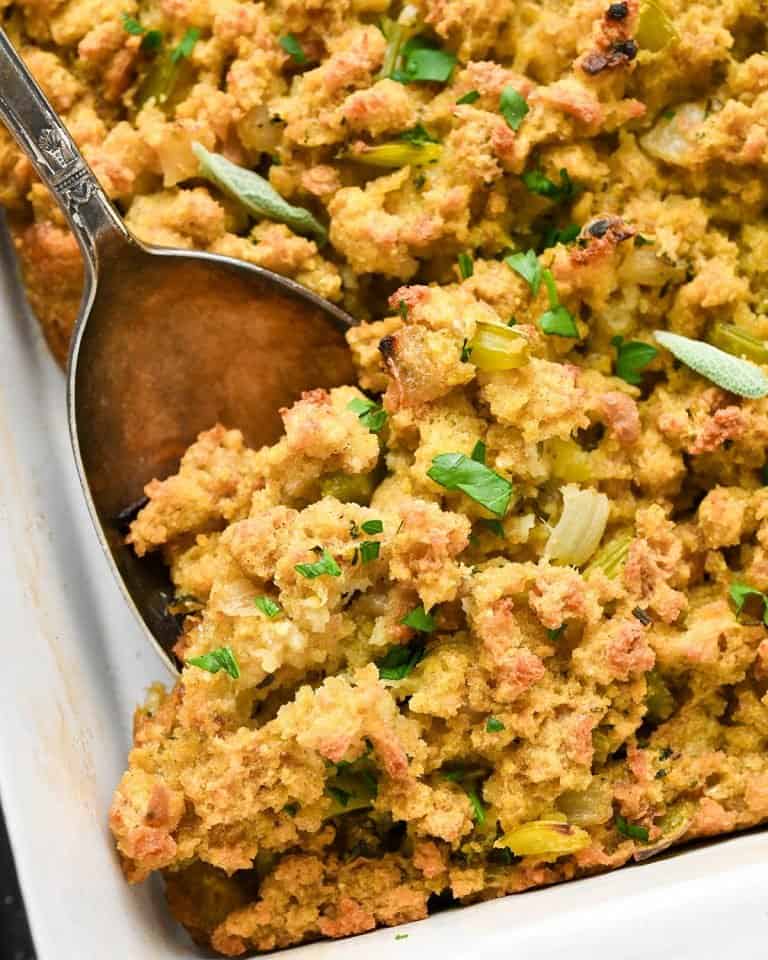 Cornbread Dressing (Cornbread Stuffing) - JoyFoodSunshine