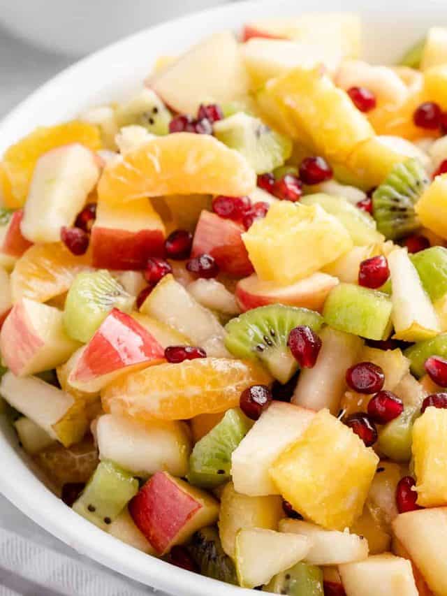 THE BEST WINTER FRUIT SALAD STORY - JoyFoodSunshine