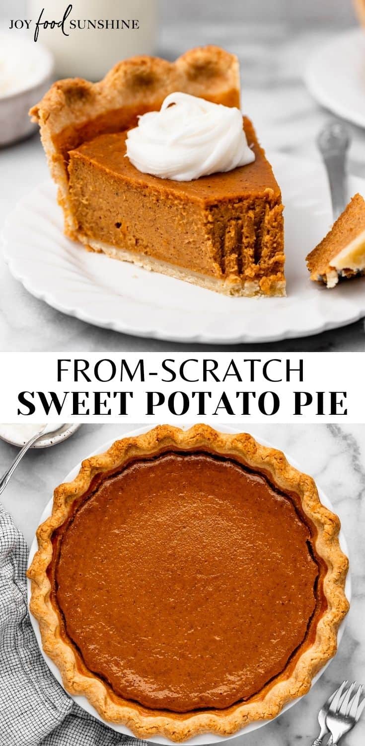 Sweet Potato Pie - JoyFoodSunshine