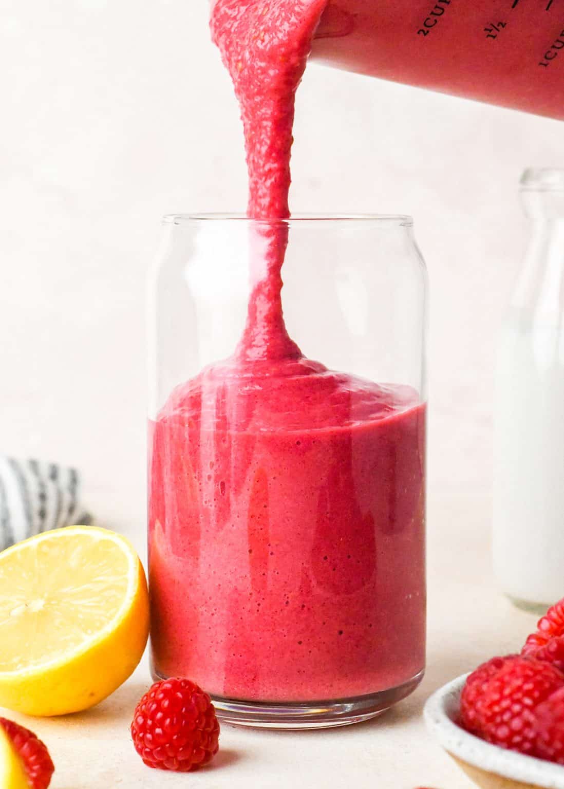 Frozen Raspberry Smoothie Recipe Without Raspberry Raspberry Smoothie Recipe - JoyFoodSunshine