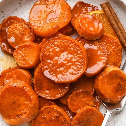 Baked Candied Yams - On My Kids Plate