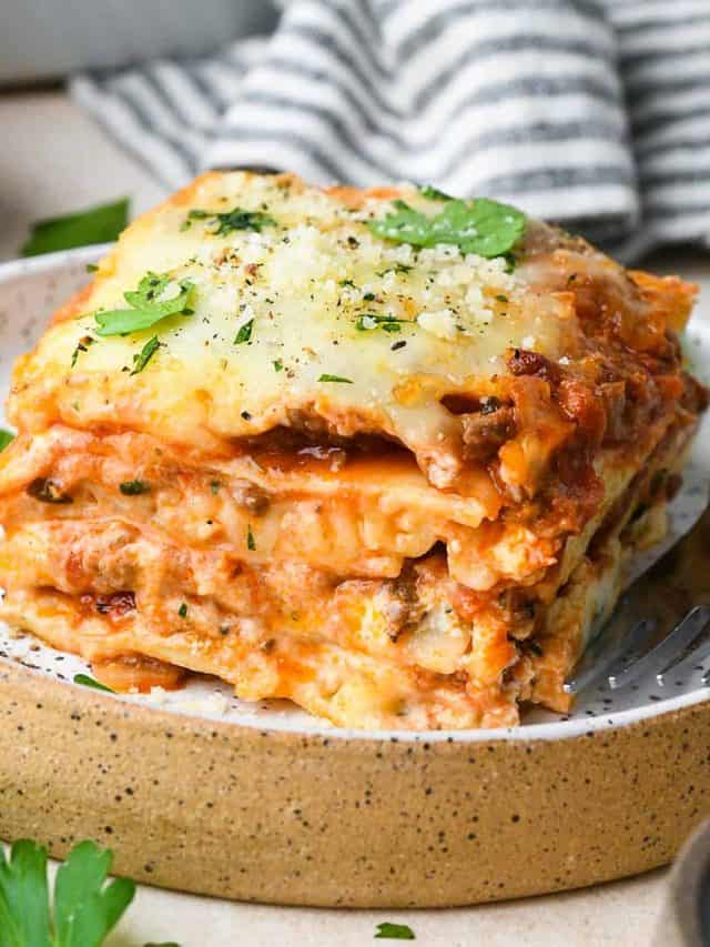 BEEF LASAGNA STORY - JoyFoodSunshine