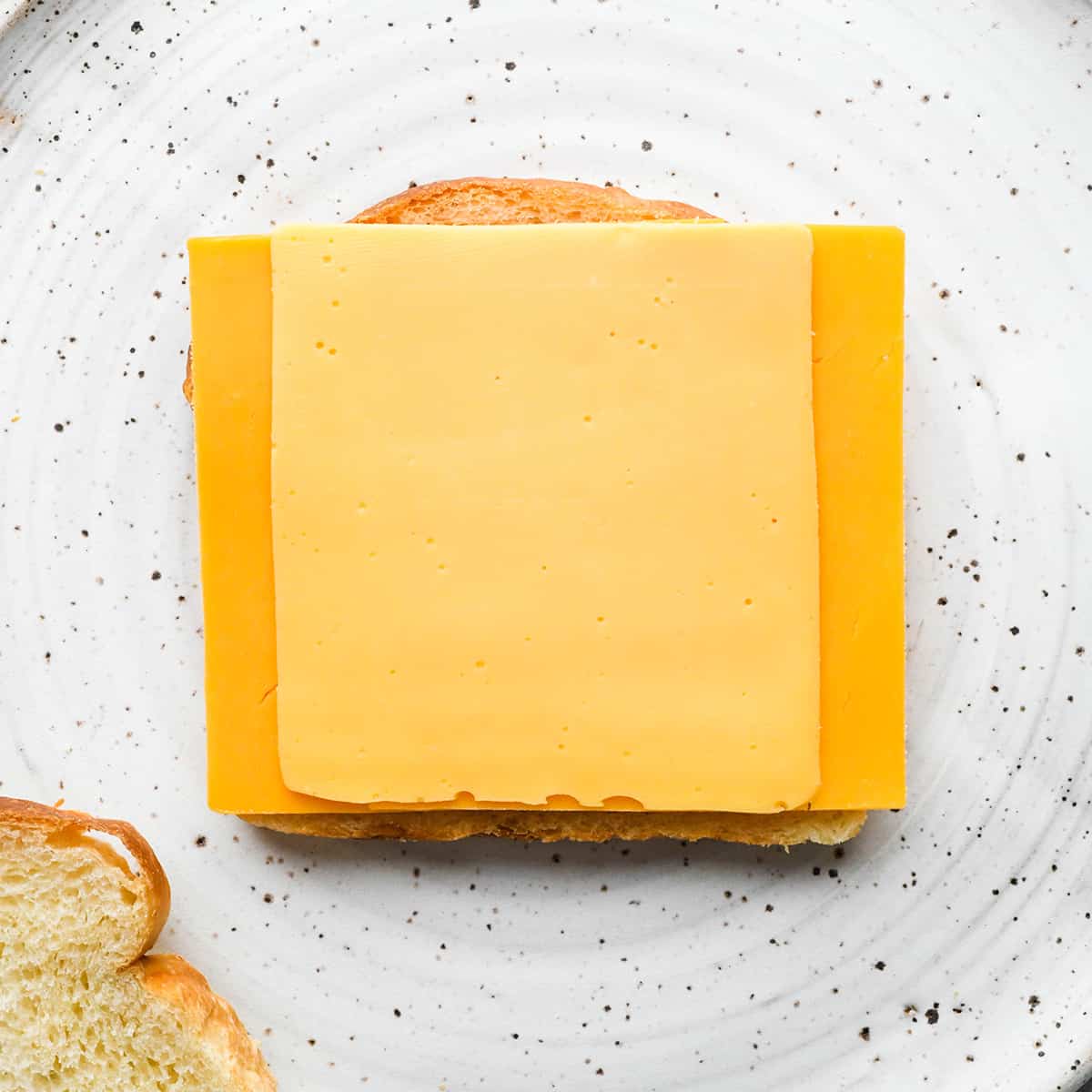 How to Make a Grilled Cheese Sandwich - putting cheese on the bread
