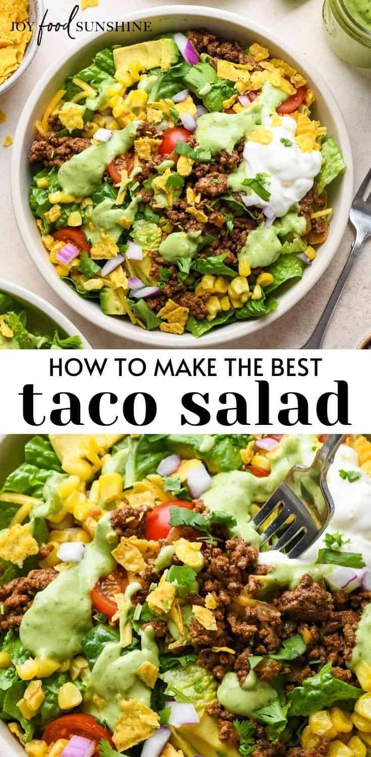 Taco Salad - JoyFoodSunshine