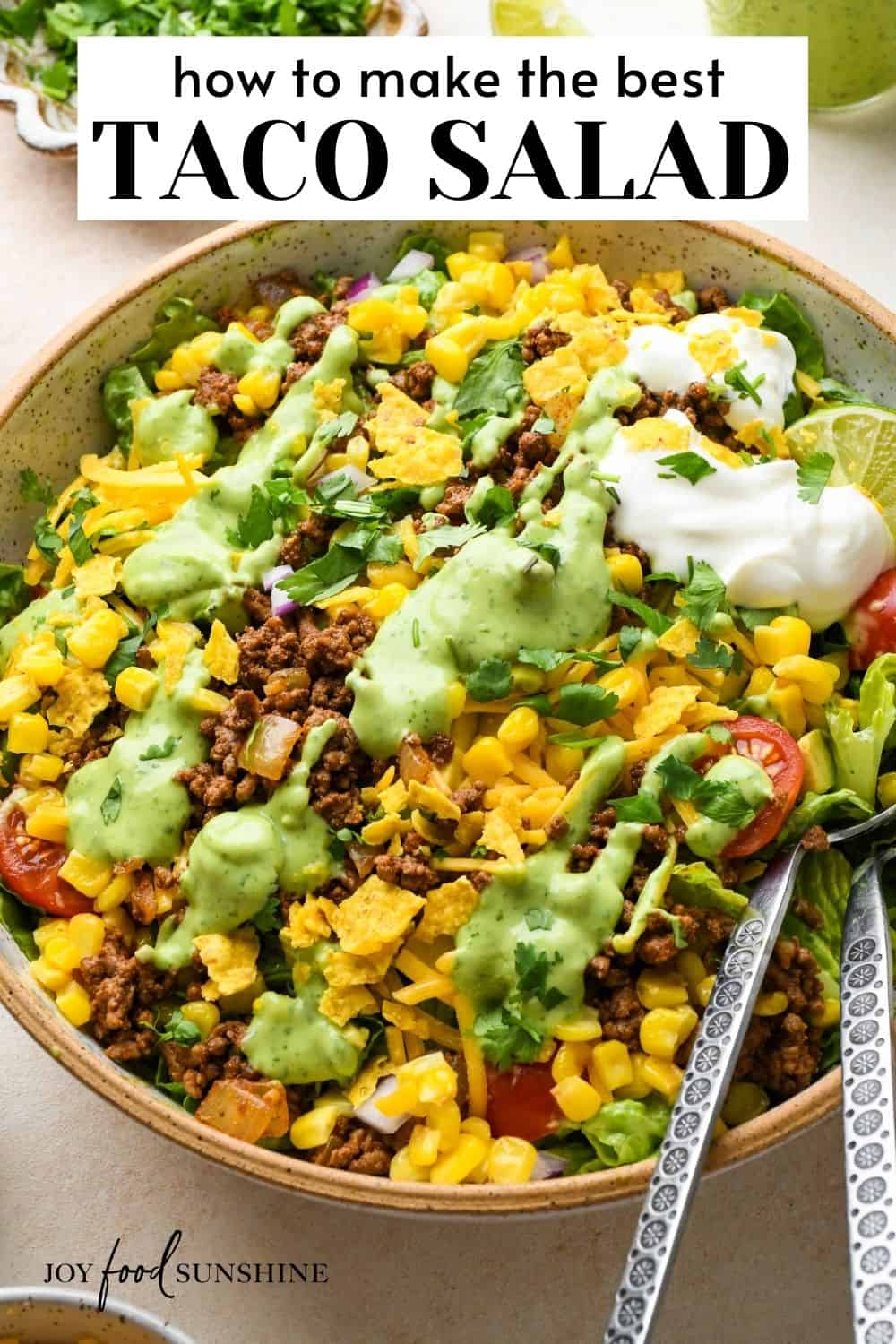 Taco Salad - JoyFoodSunshine